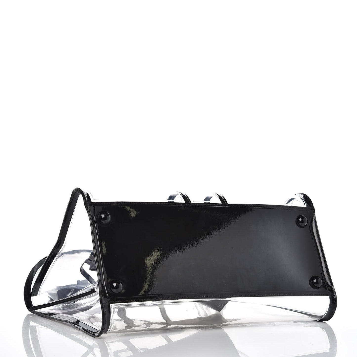 PVC X Ray Brillant Satchel Black