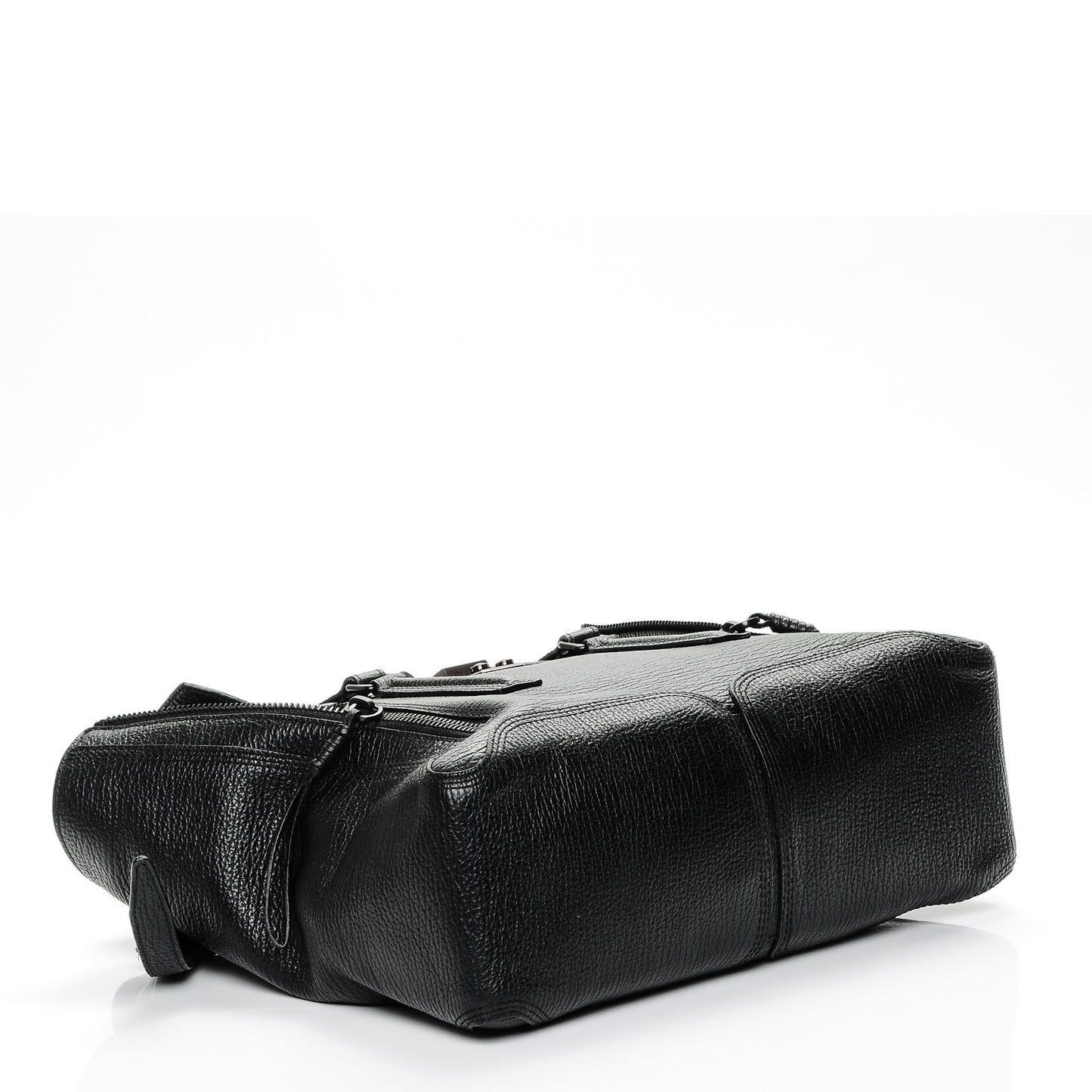3.1 Textured Calfskin Large Pashli Satchel Black