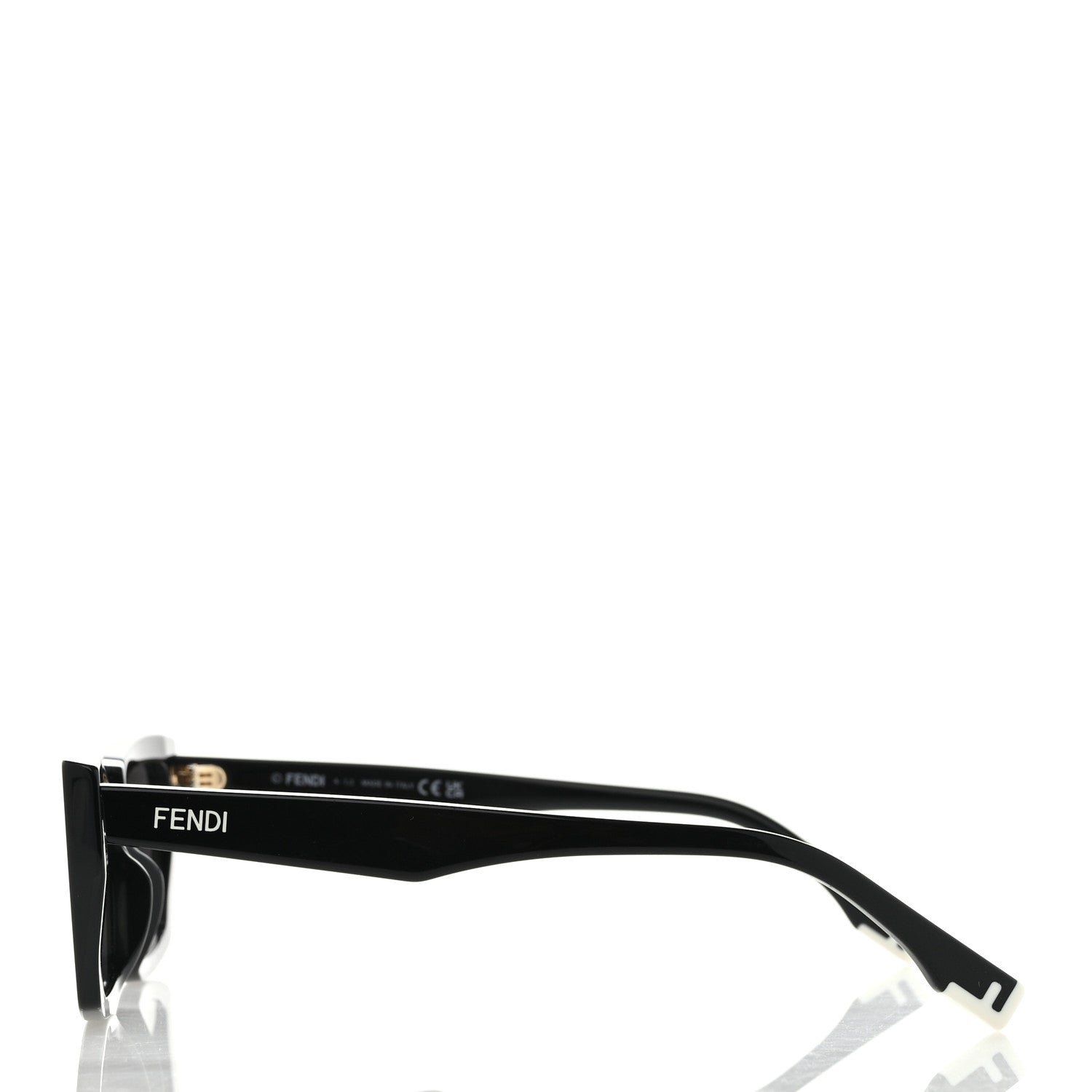 Fendi Acetate Cat Eye Sunglasses FE40032I Black 3 of 8