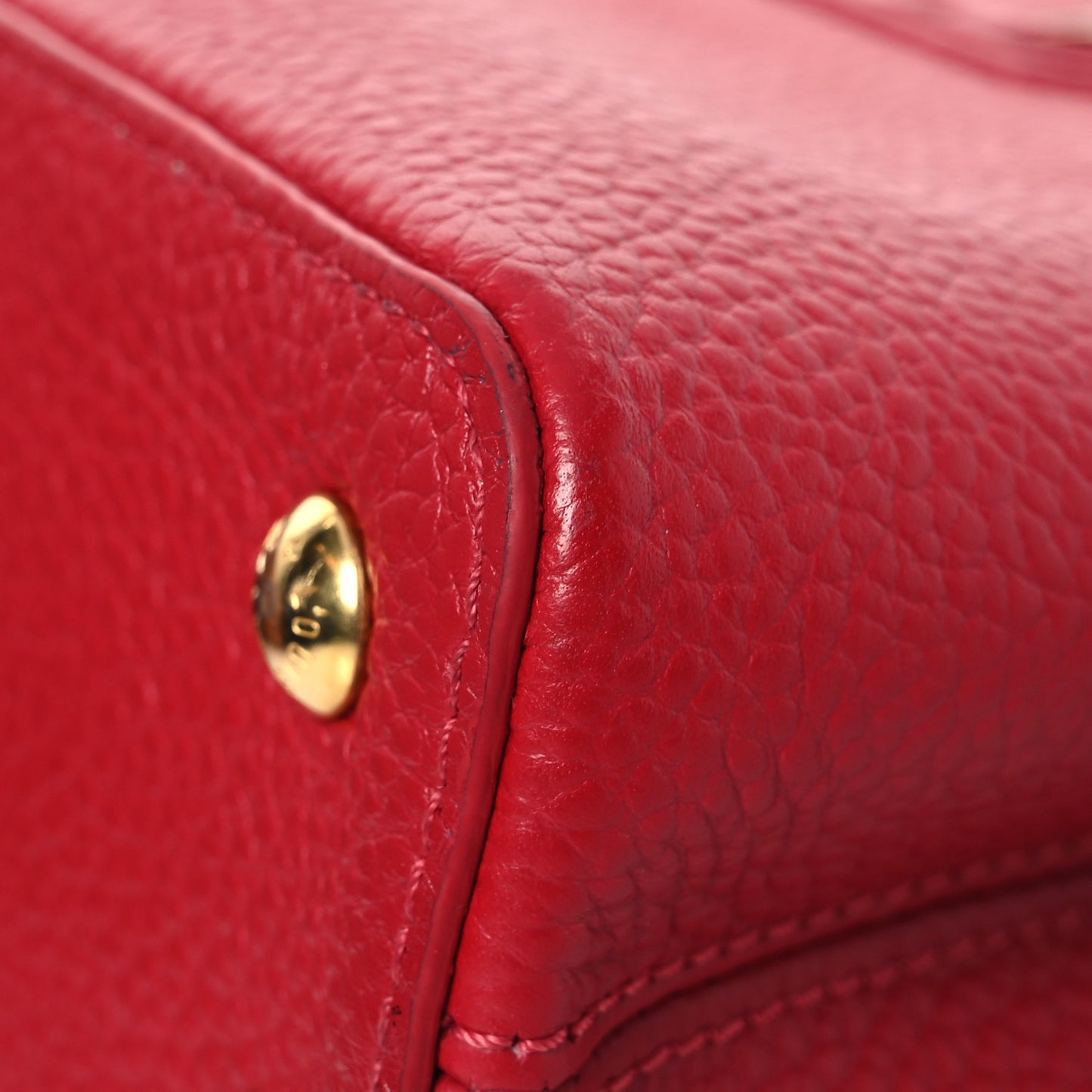 Taurillon Mini Capucines Scarlet