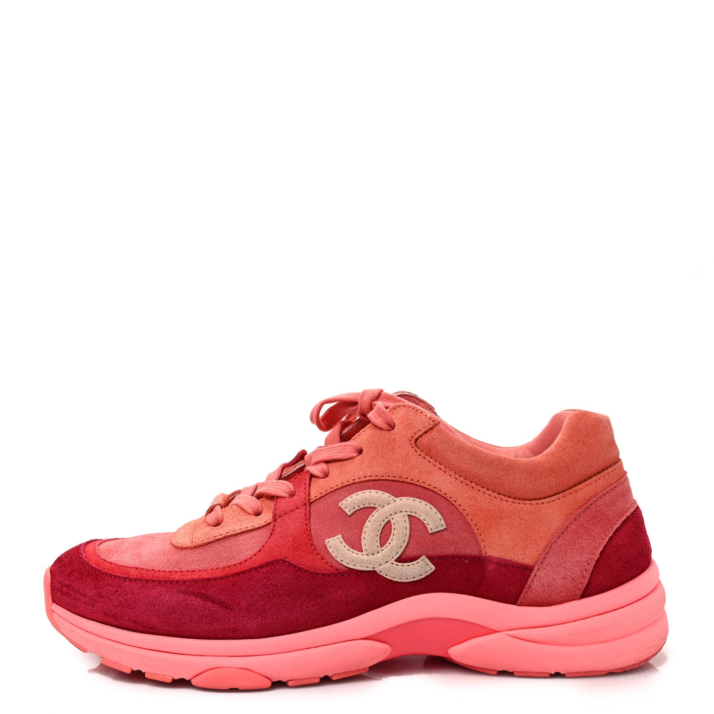 Kid Suede Calfskin Mens Sneakers 42 Coral