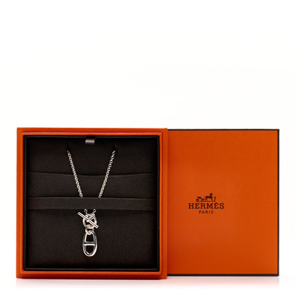 Hermes Sterling Silver Amulette Chaine d'Ancre Necklace 5 of 5