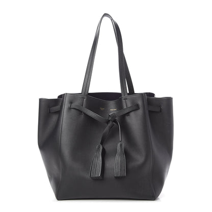 Celine Smooth Calfskin Small Belt Cabas Phantom Black 1 of 9