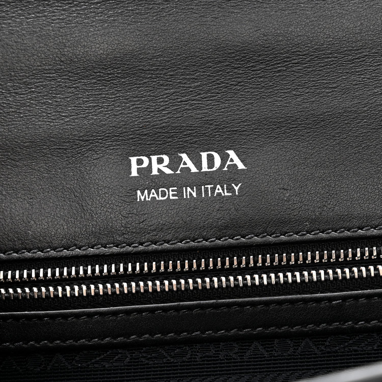 Prada City Calfskin Ribbon Bag Black 6 of 11