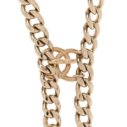 Chanel Metal Strass Pearl Lipstick Necklace Pink Gold 6 of 7