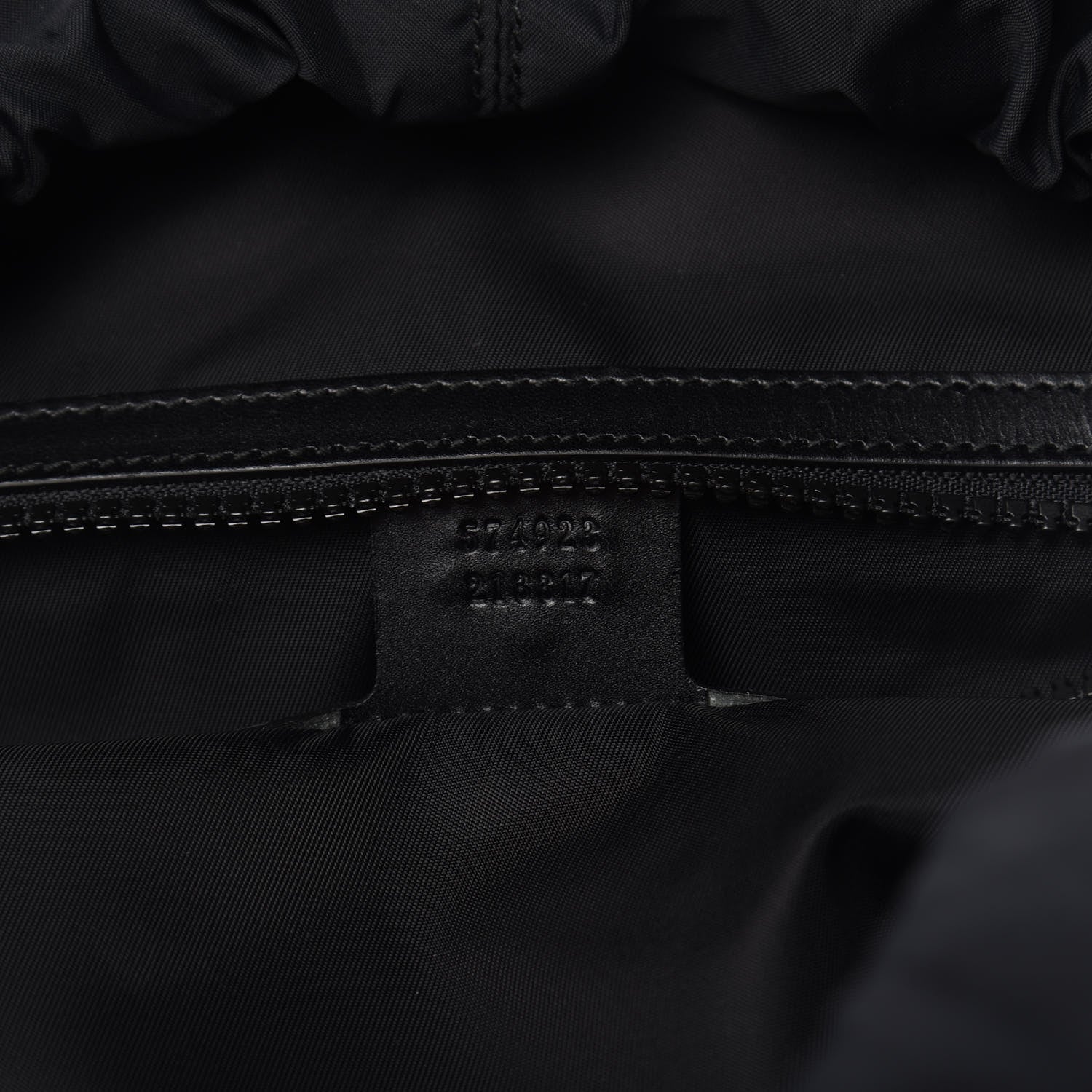 Gucci Velvet GG Monogram Web Medium Double Buckle Backpack Blue Beige Black 6 of 9