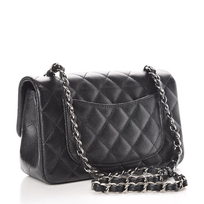 Chanel Iridescent Caviar Quilted Mini Rectangular Flap Black 3 of 10