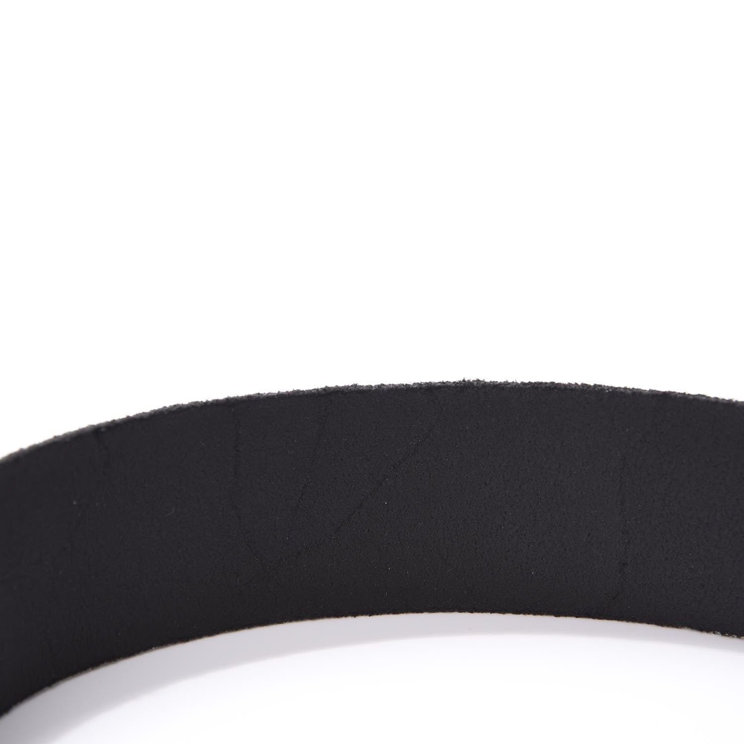 Gucci Calfskin Brass Feline Buckle Belt 85 34 Black 6 of 7