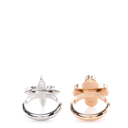 Louis Vuitton Love Letters Timeless Ring Set Medium 6.5 3 of 9