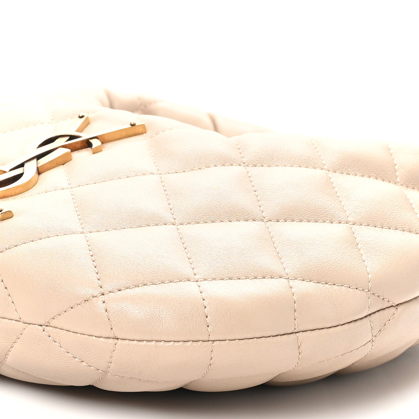 Lambskin Quilted Icarino Bag Dark Beige