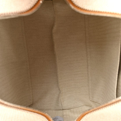 Hermes Canvas Large Bride-A-Brac Cabriole Case Biscuit 5 of 9