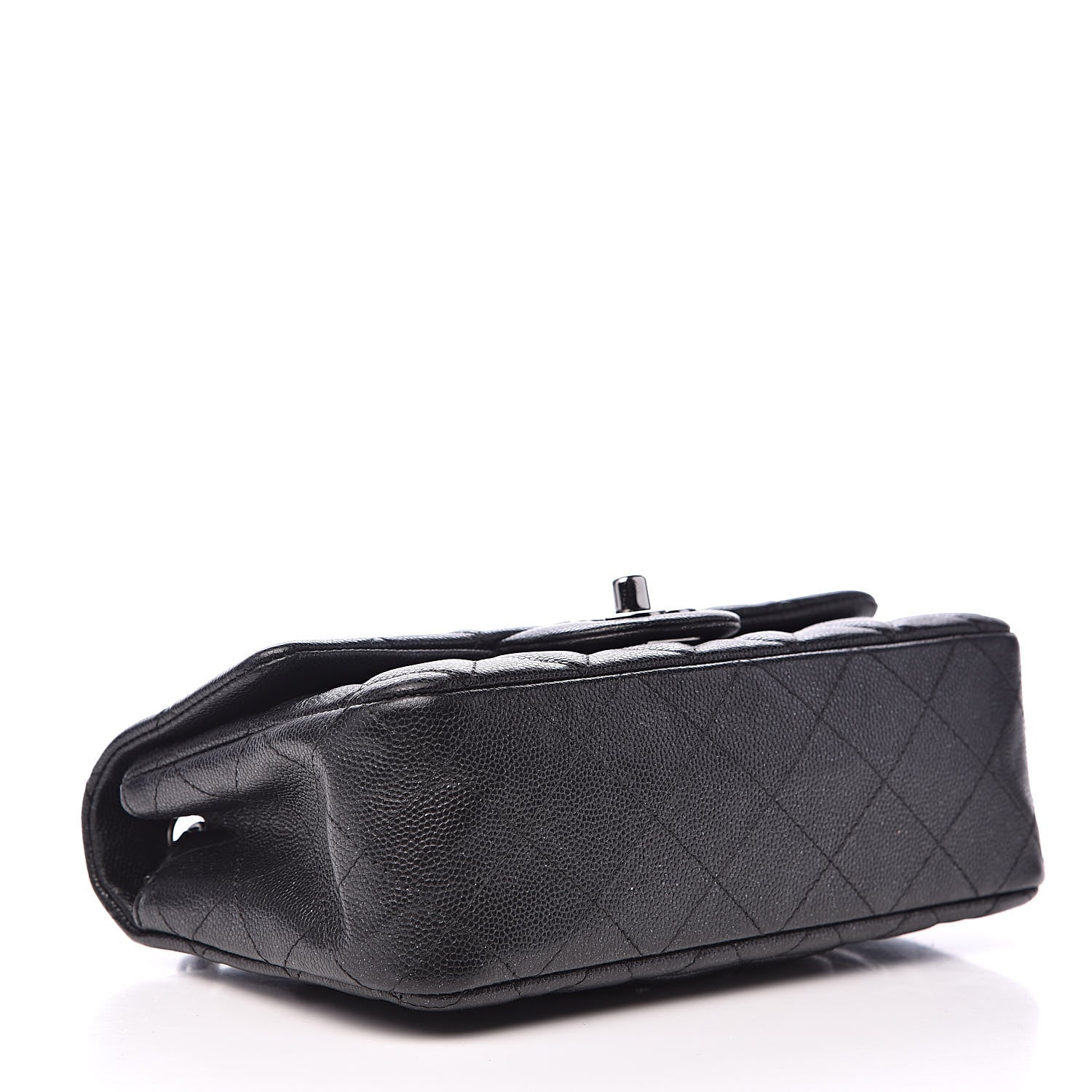 Chanel Iridescent Caviar Quilted Mini Rectangular Flap Black 4 of 14