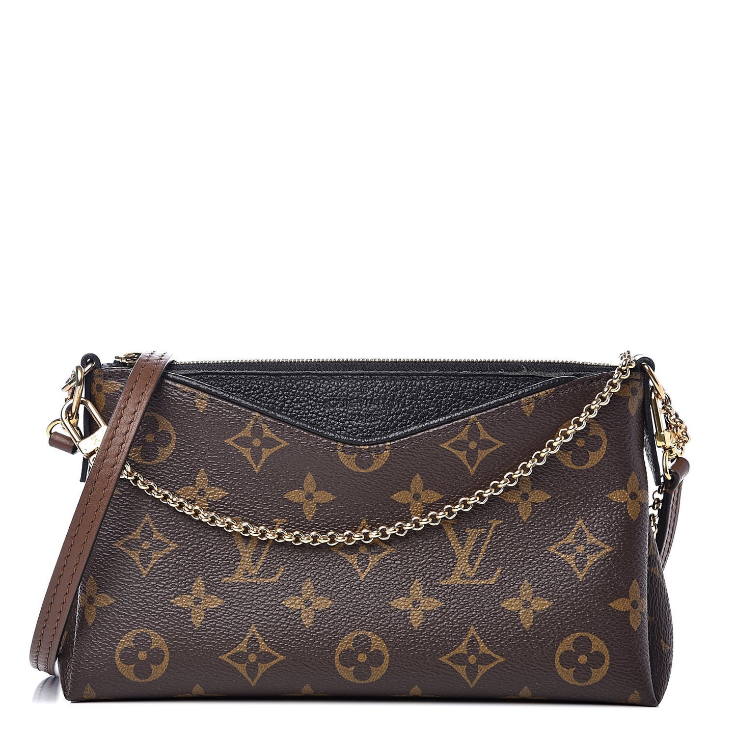 Monogram Pallas Clutch Black
