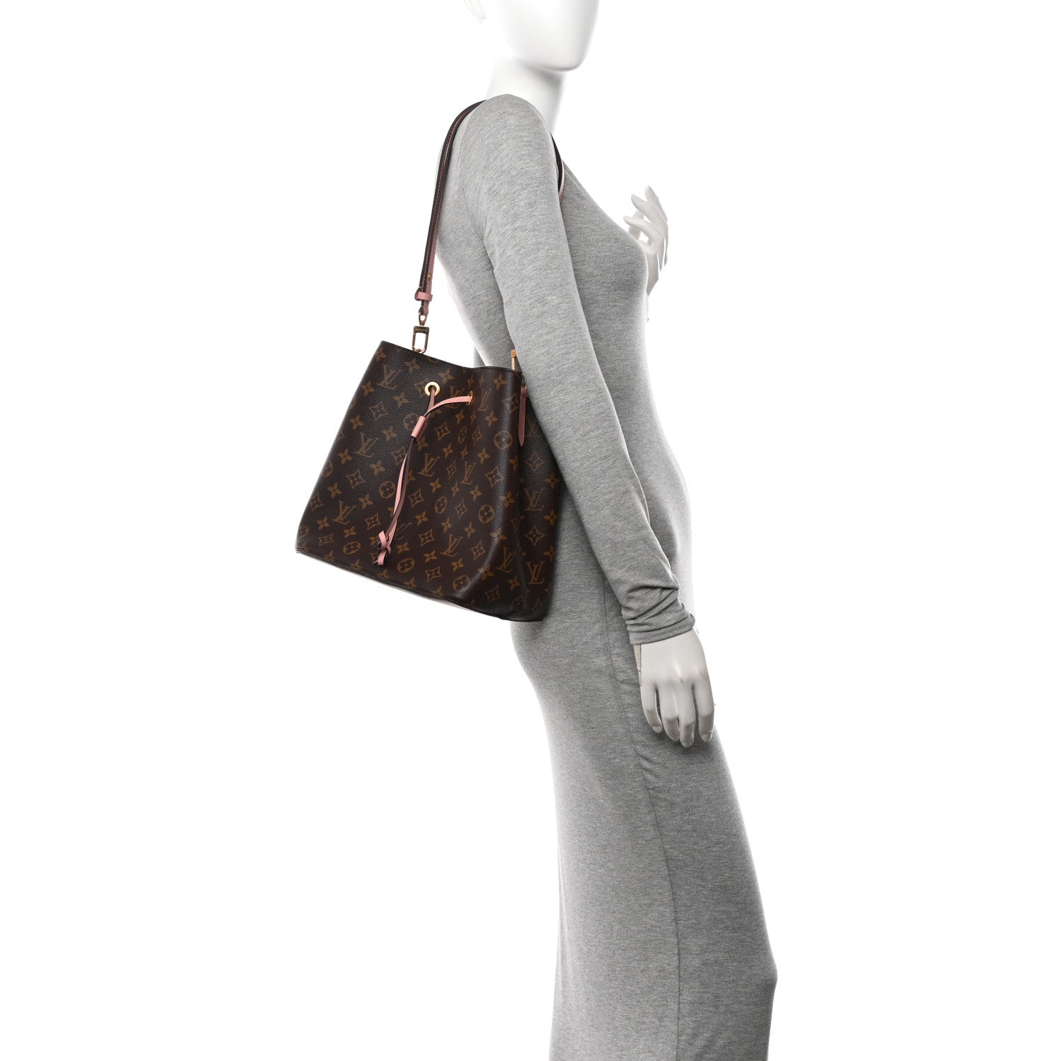 Louis Vuitton Monogram Neonoe MM Rose Poudre 2 of 10