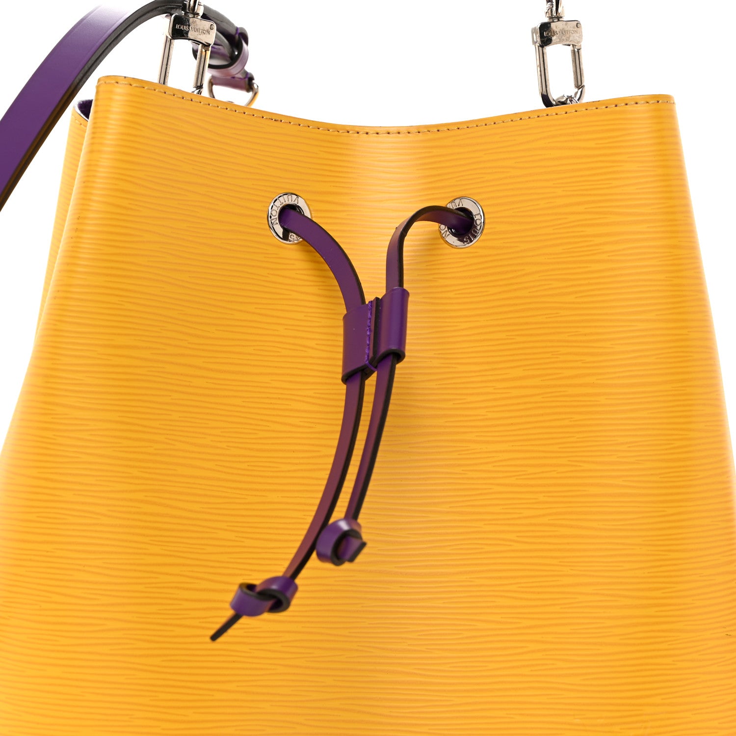 Louis Vuitton LOUIS VUITTON Epi NeoNoe MM Citron Violet 8 of 11