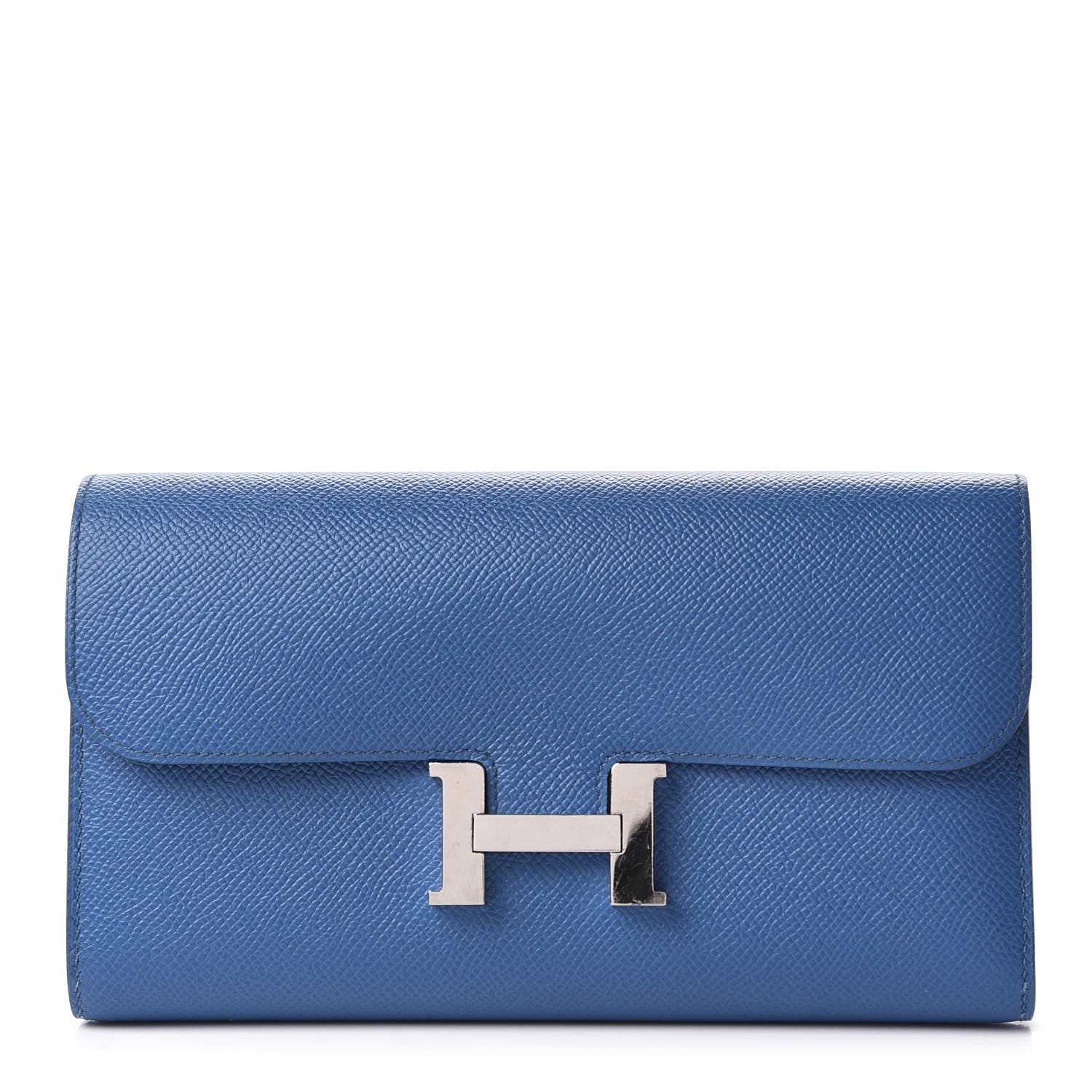 Hermes Epsom Constance Long Wallet Bleu Izmir 1 of 10