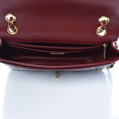 Chanel Lambskin Mosaic Medium Flap Red Multicolor 5 of 9