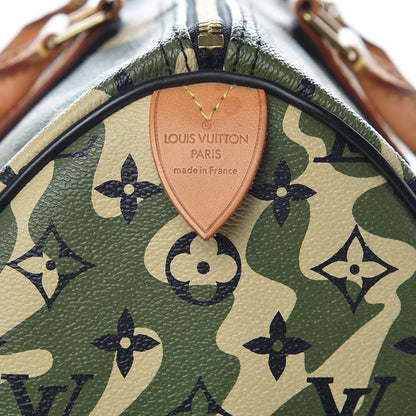 Louis Vuitton Monogramouflage Speedy 35 6 of 15