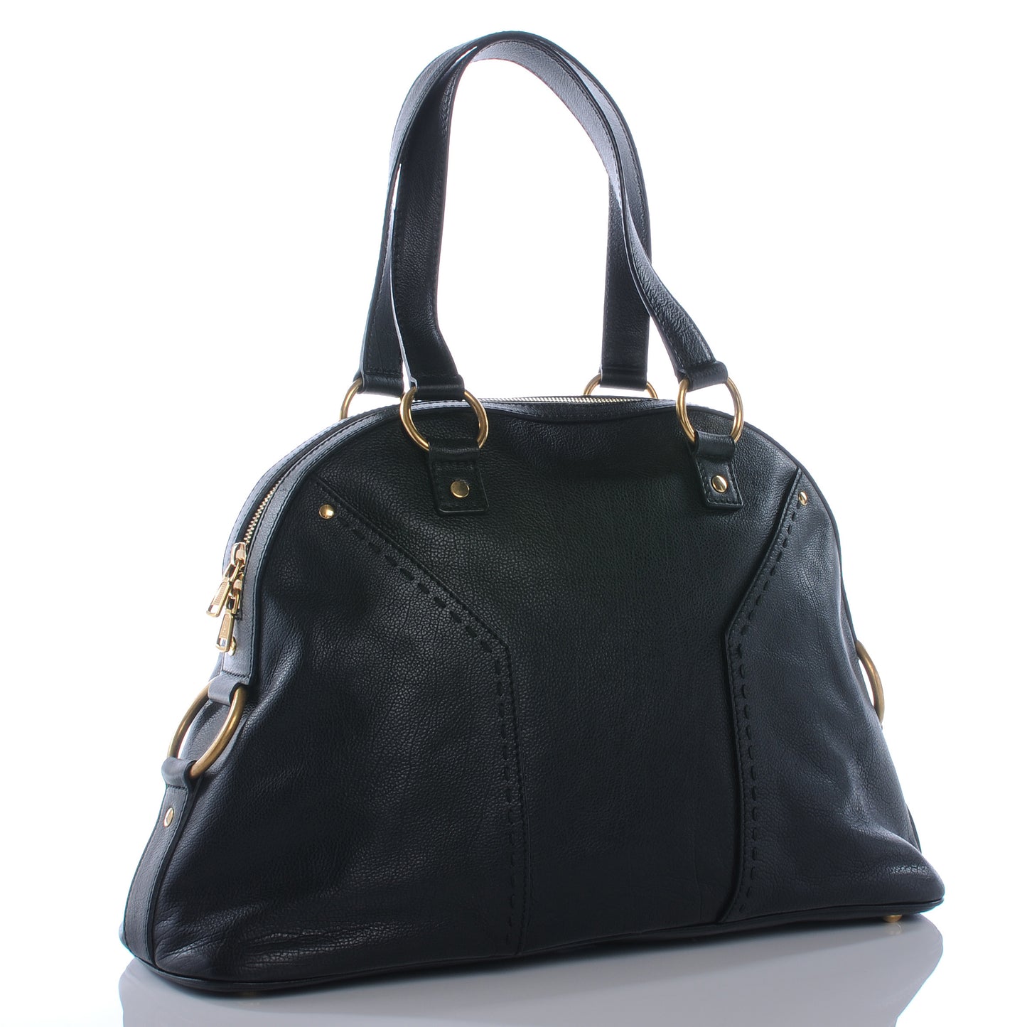Leather Large Muse Black