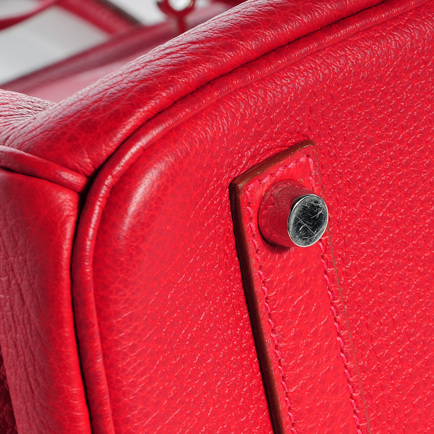 Hermes Buffle Skipper Birkin 35 Rouge Vif 17 of 28