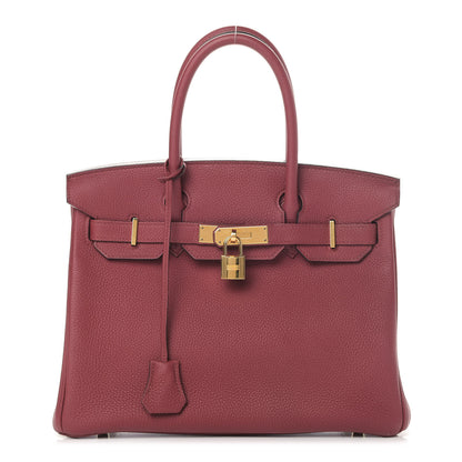 Hermes Togo Birkin 30 Rouge Grenat 1 of 10