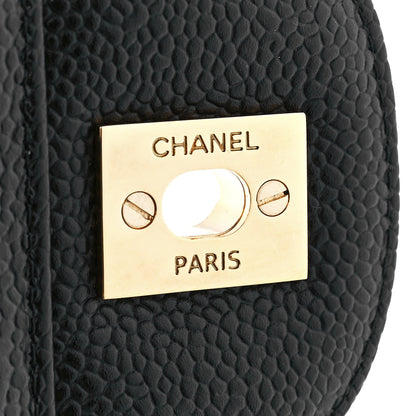Chanel Caviar Quilted Jumbo Double Flap Black 7 of 12