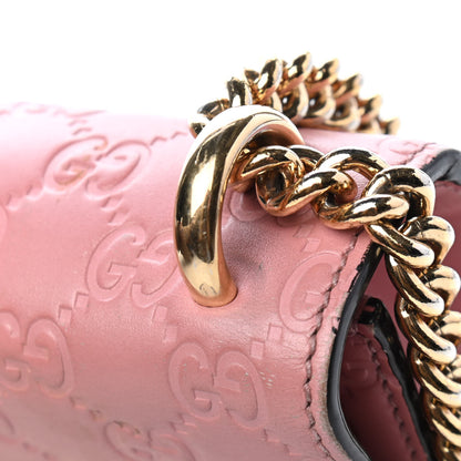 Gucci Guccissima Small Padlock Shoulder Bag Rose Baby Candy 12 of 14