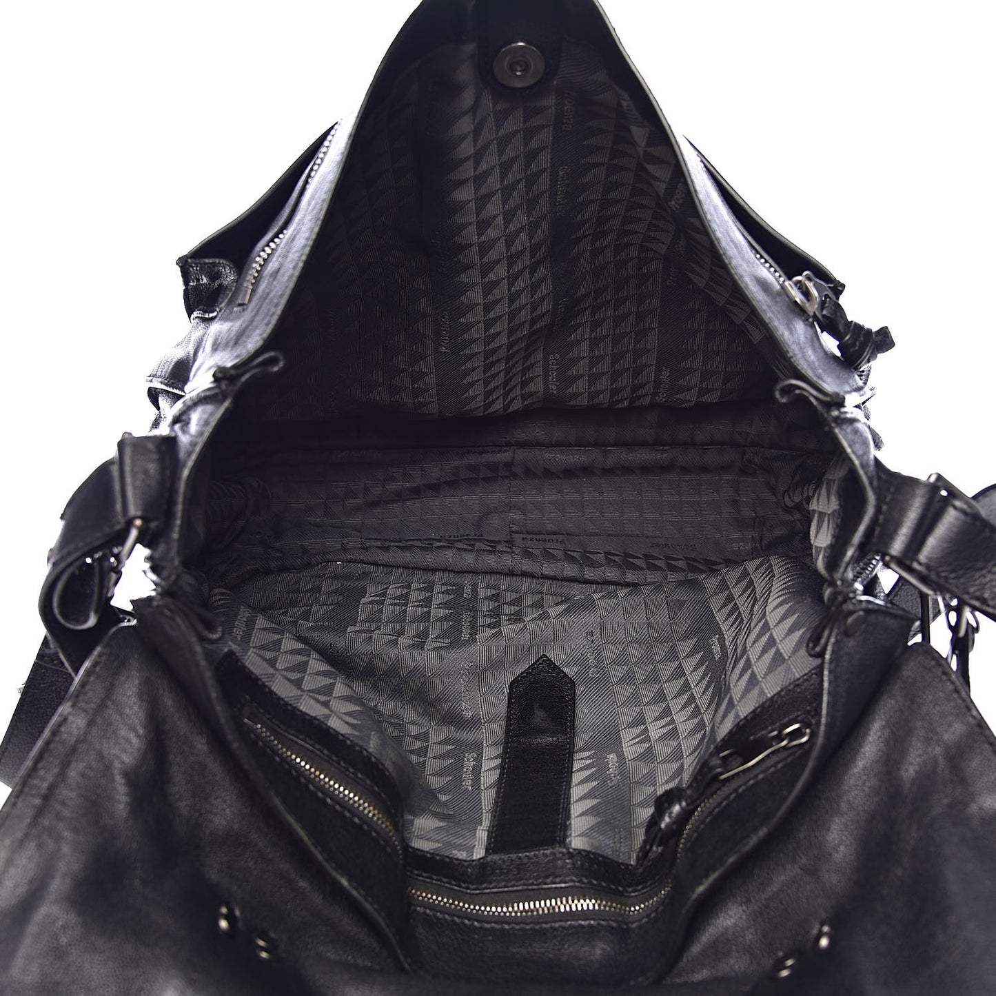 Lambskin PS1 Large Satchel Black