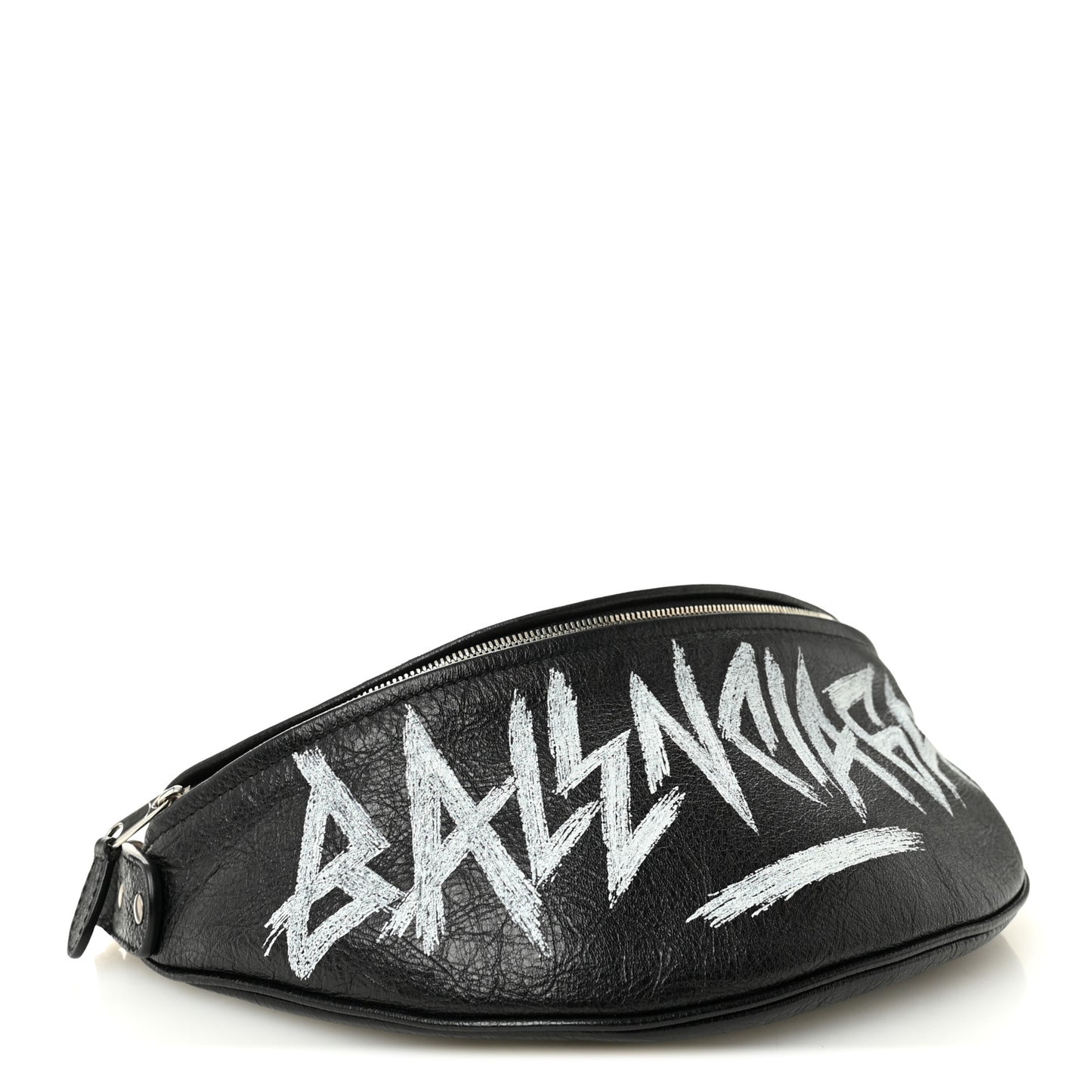 Agneau Arena Graffiti All Over XS Souvenir Belt Bag Black White