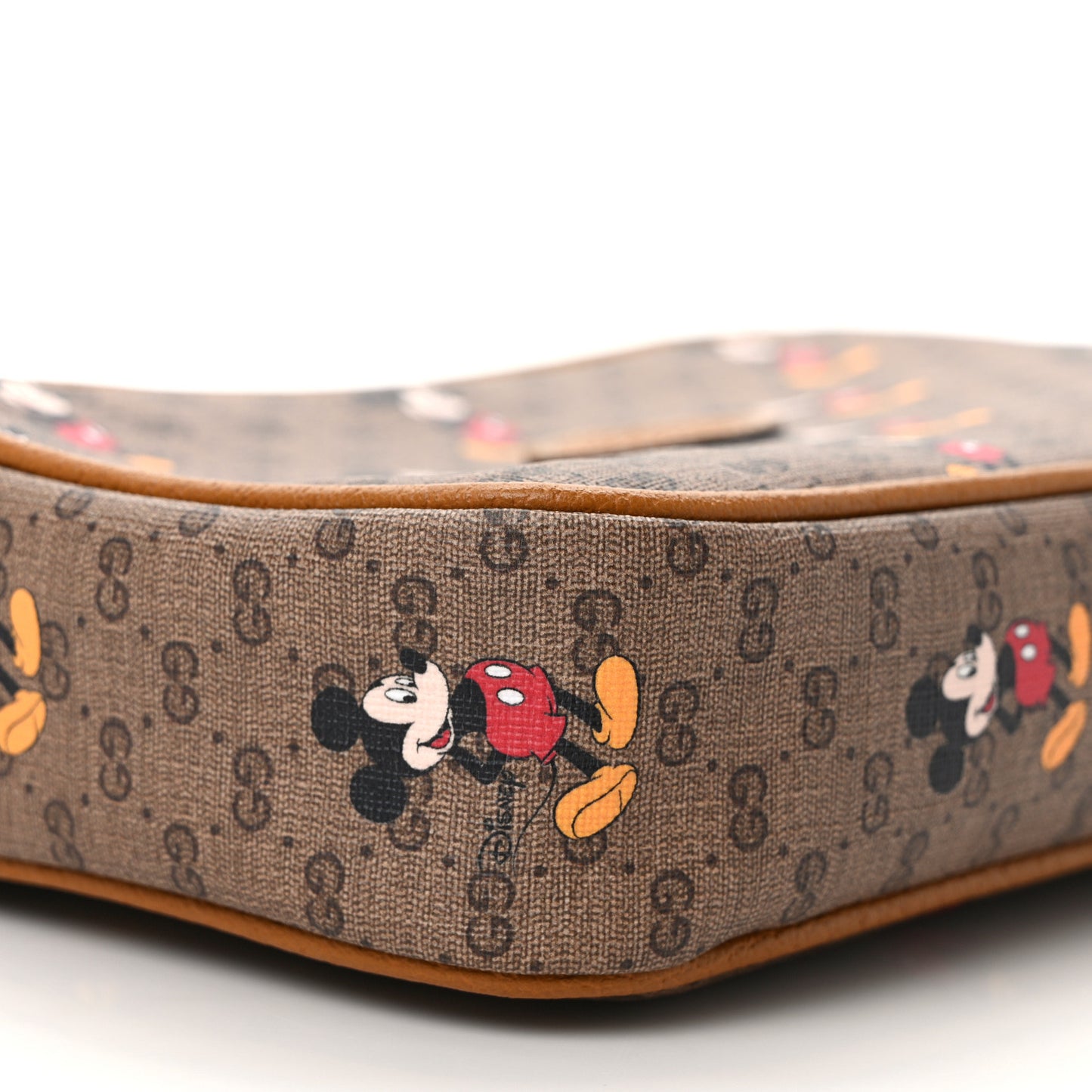 X DISNEY Mini Vintage GG Supreme Monogram Mickey Mouse Small Belt Bag 90 36 Beige Vintage Sun Oil