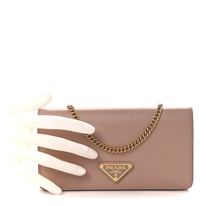 Prada Vitello Move Triangle Logo Miniborse Cipria 3 of 10