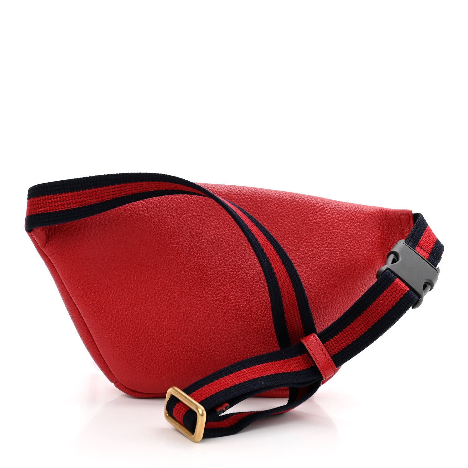 Gucci Grained Calfskin Small Logo Belt Bag Hibiscus Red 3 of 10