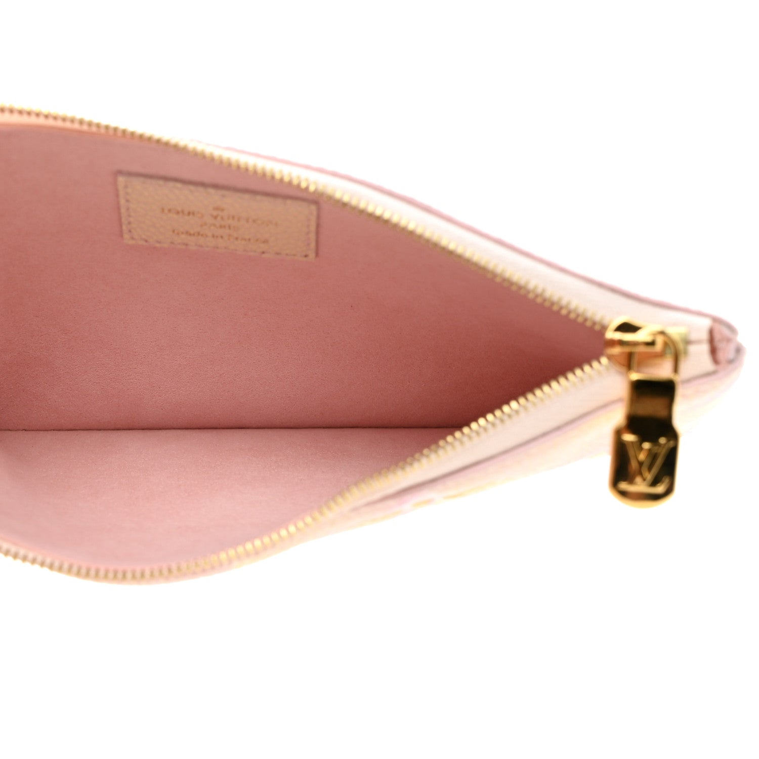 Louis Vuitton Empreinte Monogram Summer Stardust Trio Pouch Pink Water Green Lilas 10 of 11