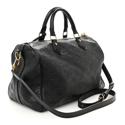 Louis Vuitton Empreinte Monogram Speedy Soft 30 Black 3 of 9