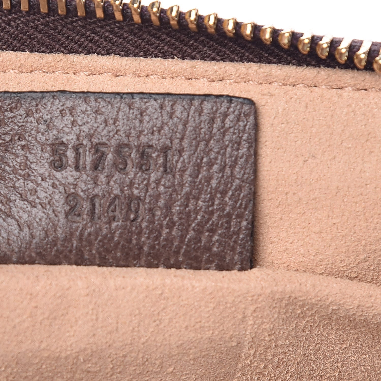Gucci GG Supreme Monogram Large Ophidia Pouch Clutch Brown 7 of 10