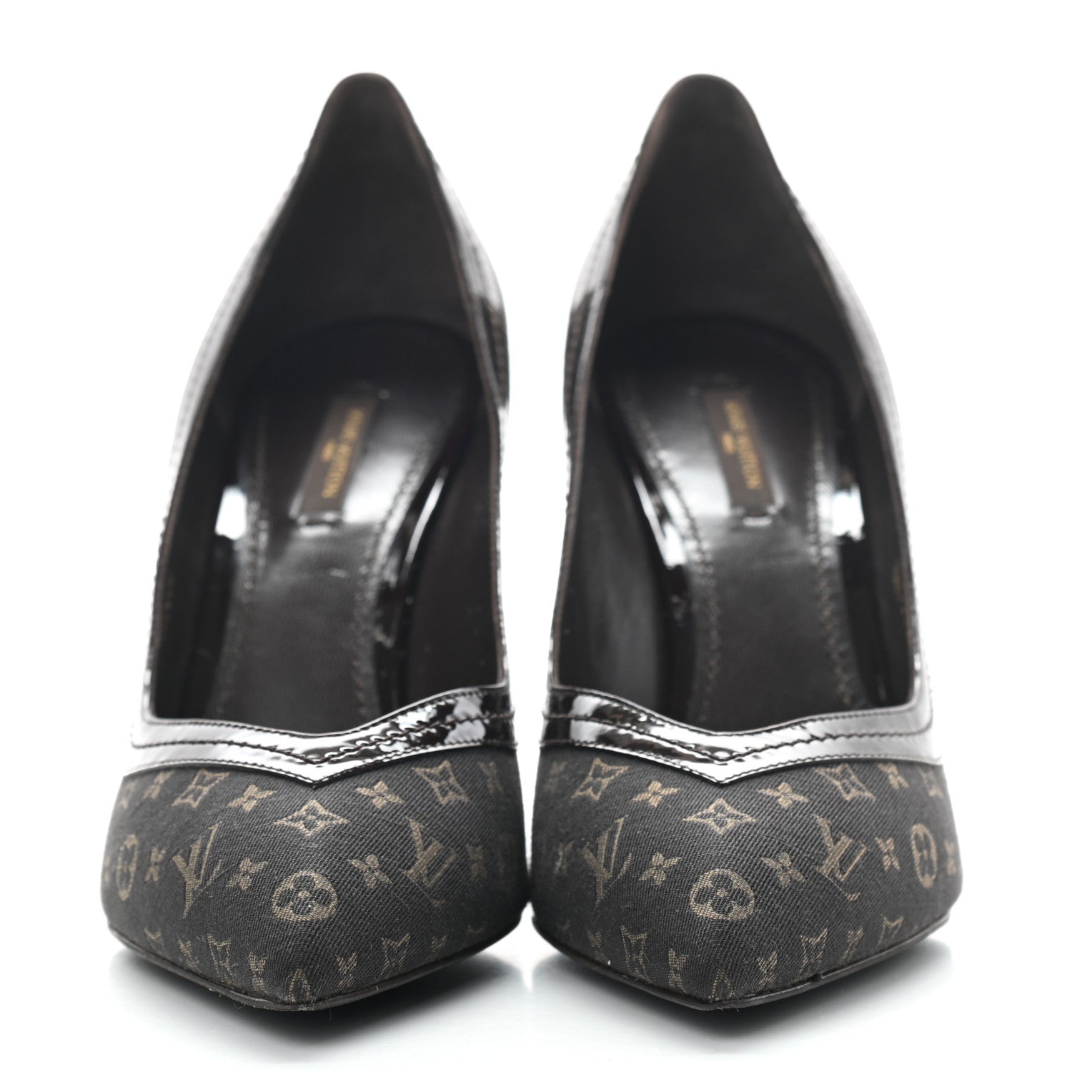 Louis Vuitton Mini Monogram Luxembourg Pumps 40 Brown 2 of 8