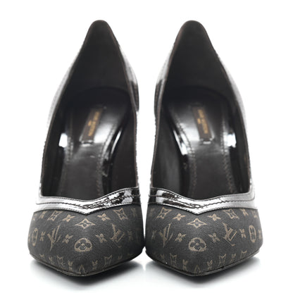 Louis Vuitton Mini Monogram Luxembourg Pumps 40 Brown 2 of 8
