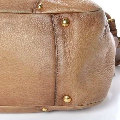 Prada Cervo Antik Dome Satchel Sughero 22 of 25