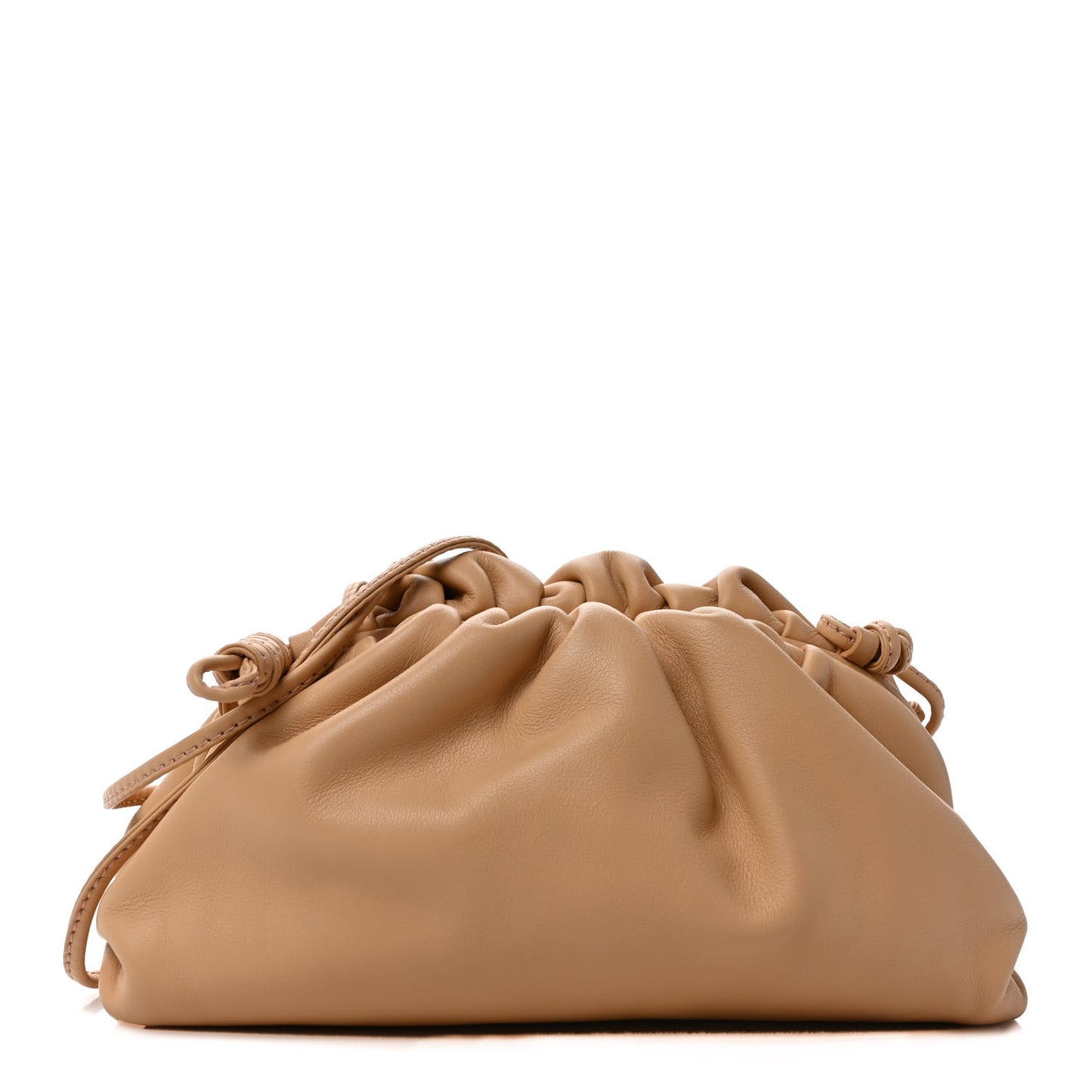 Butter Calfskin The Mini Pouch Almond