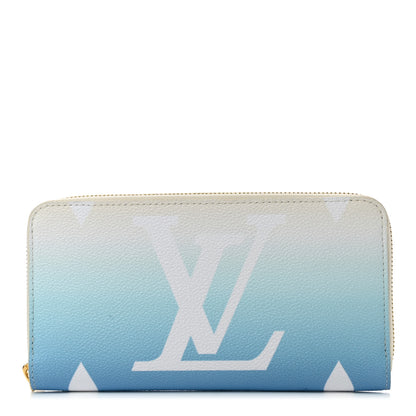 Louis Vuitton Monogram Giant By The Pool Zippy Wallet Blue 1 of 7
