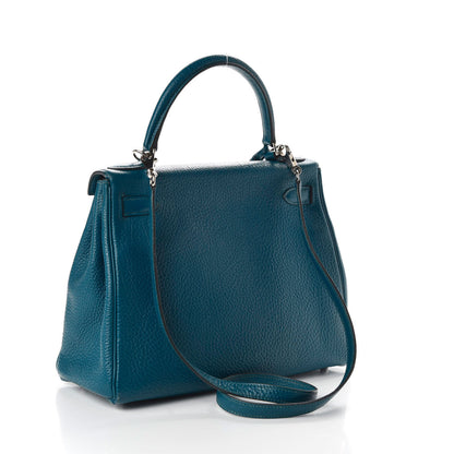 Hermes Fjord Kelly Retourne 28 Cobalt 3 of 10