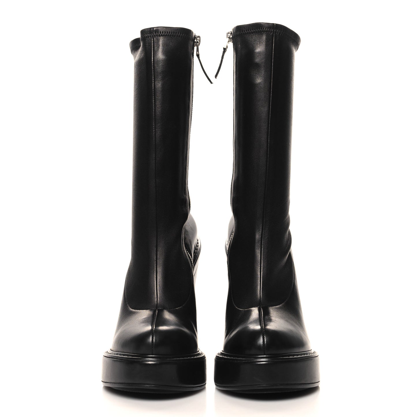 Lambskin Look Book Boots 39 Black