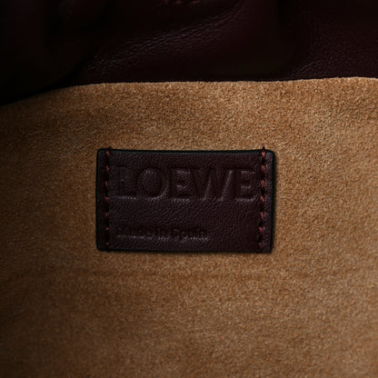 Loewe Calfskin Mini Flamenco Knot Clutch Prune 6 of 9