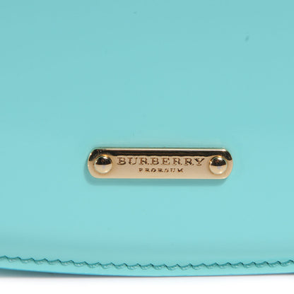 Burberry Patent Leather Leigh Small Crossbody Bag Turquoise 6 of 12