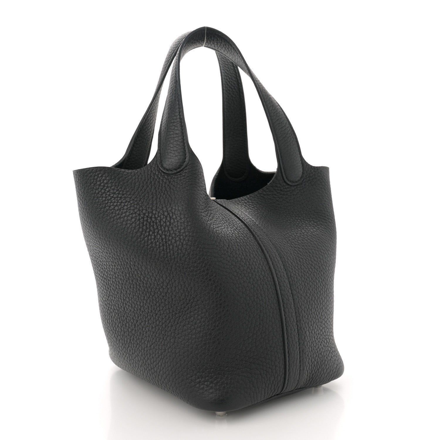 Hermes Taurillon Clemence Picotin Lock 18 PM Black 3 of 11
