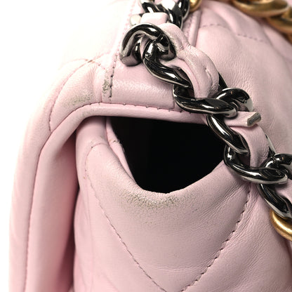 Chanel Lambskin Quilted Medium 19 Flap Light Pink 13 of 13