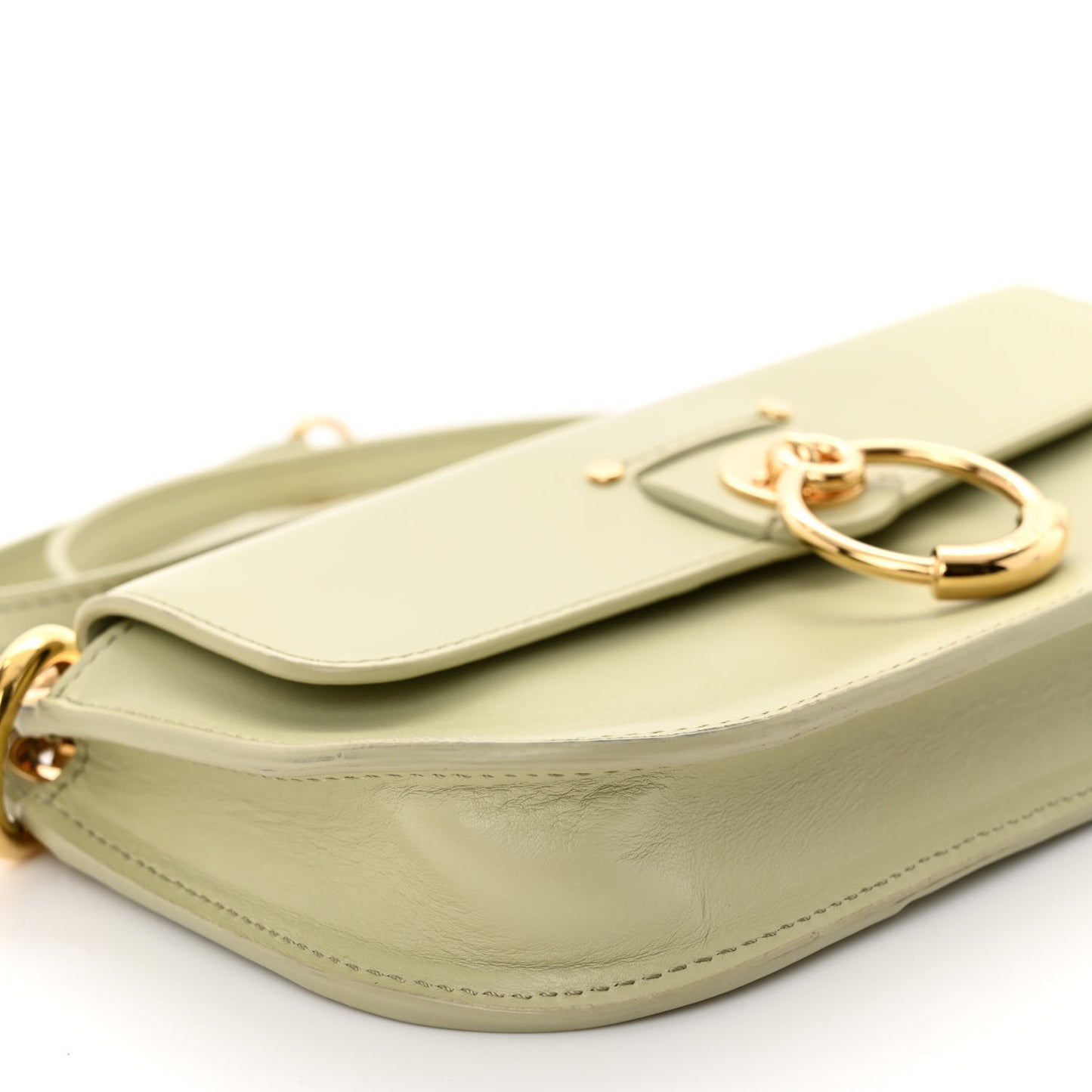 Calfskin Tess Mini Crossbody Bag Light Eucalyptus