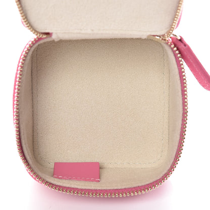 Chanel Caviar Square Vanity Cosmetic Case Pink 5 of 8