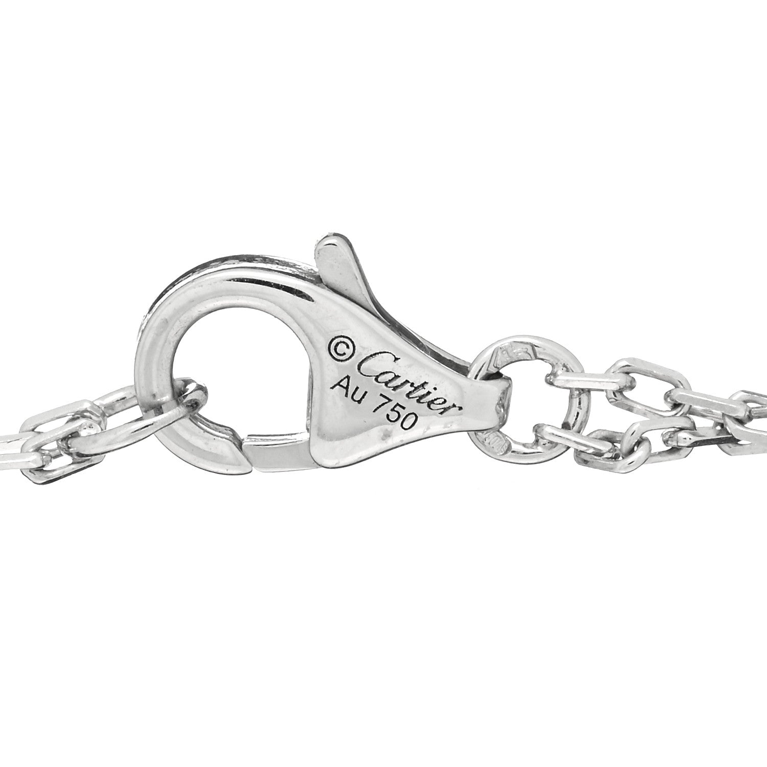 Cartier 18K White Gold Diamond LOVE Bracelet 3 of 3