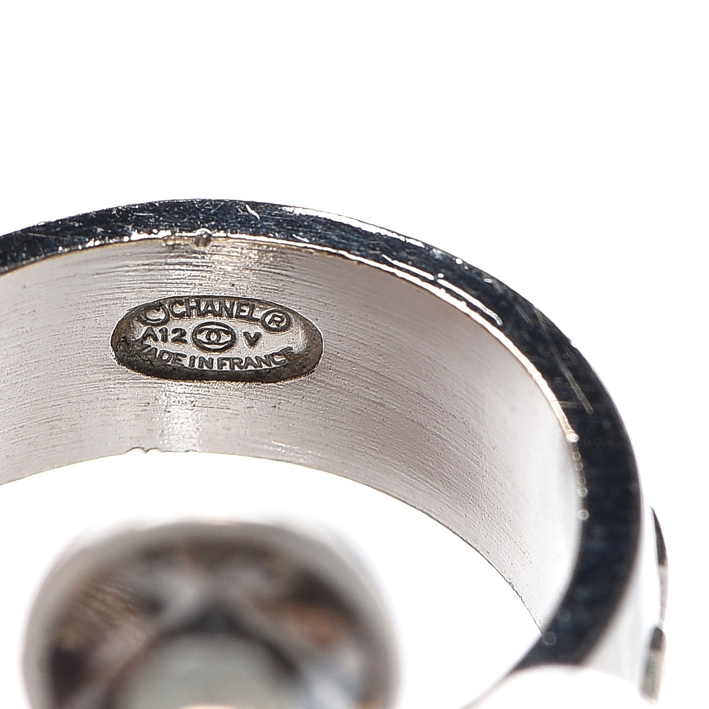 Crystal CC Ring 6.5 Silver Multicolor